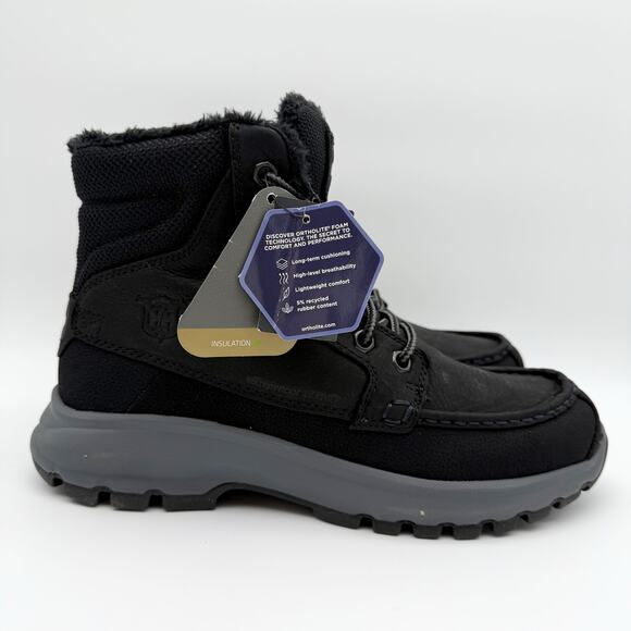 Helly Hansen Mens Garibaldi V3 Winter Boots US 9 Black Leather WP Insulated NWOB main image 5